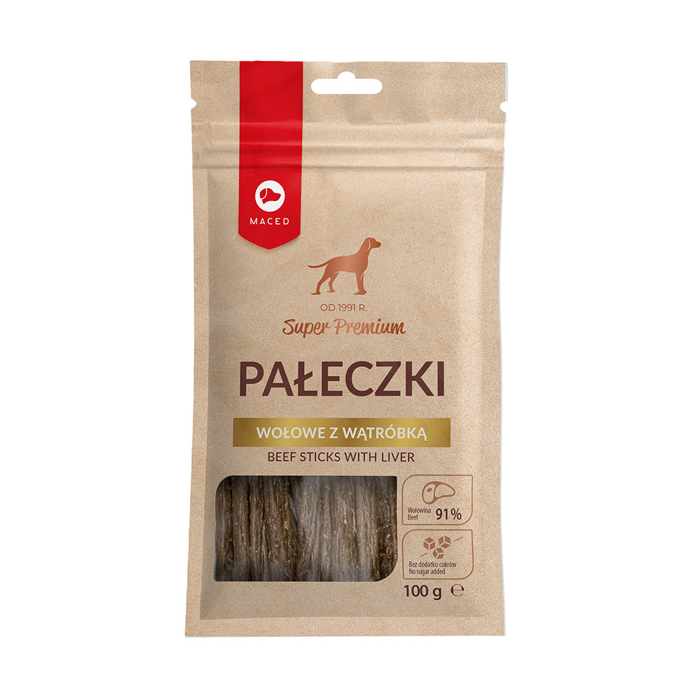 Maced Przysmak dla Psa Pałeczki MIX 5x100g